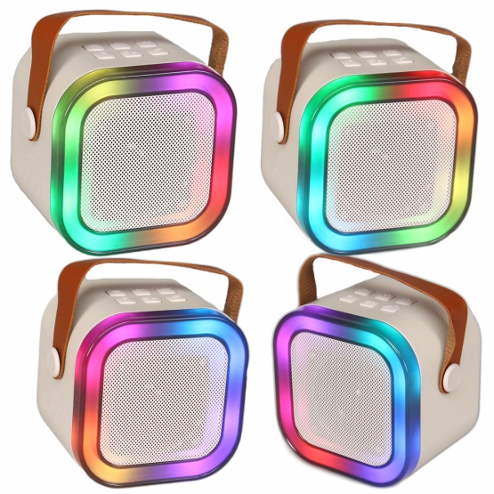 Mini karaoke zvukový systém béžový