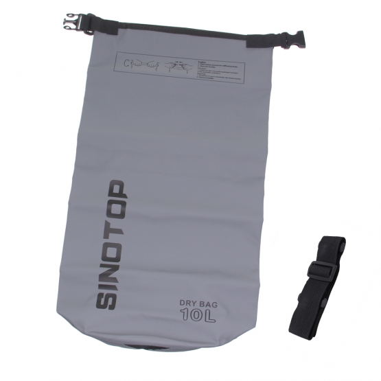 Nepromokavý vak 10 l šedý