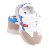 Dětské tenisky svítící se špičkou modročervené var.1