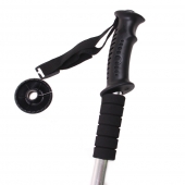 Trekingové hole s odpružením (2ks) stříbrné