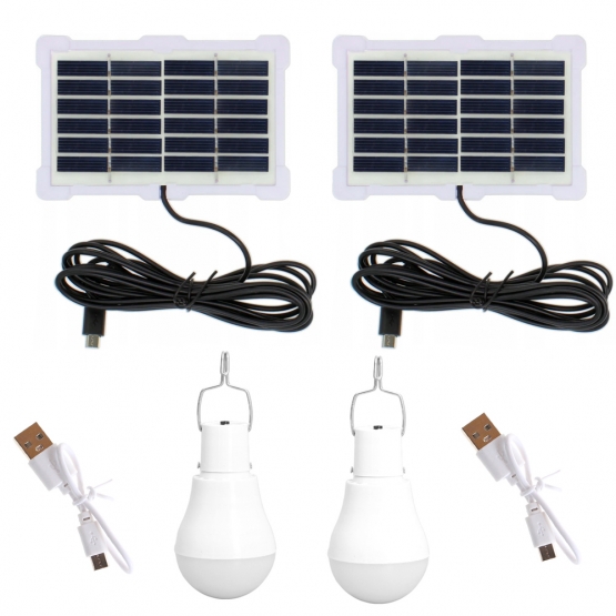 Sada 2 kusů solárních žárovek 20 W