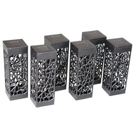 Zahradní solární osvětlení set 6 kusů