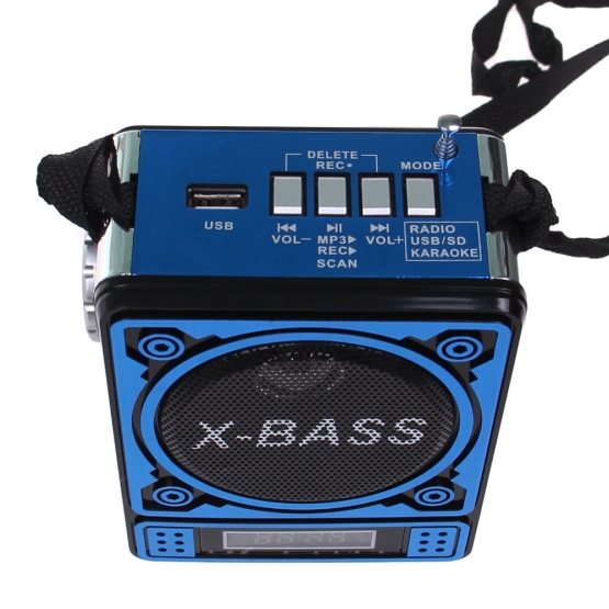 Multimediální rádio GM-6188TD modré