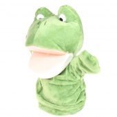 Plyšový maňásek na ruku žabička