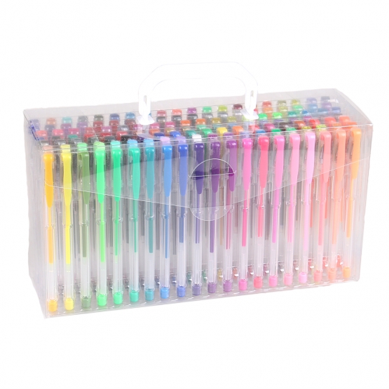 Barevné gelové propisky 140ks