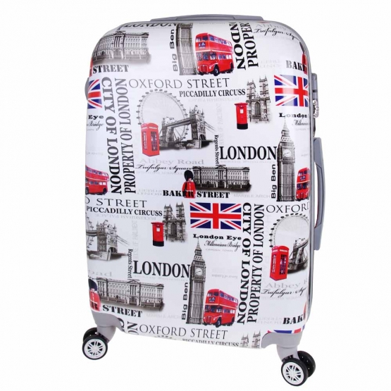 Sada 3 kufrů skořepinových (London Street)