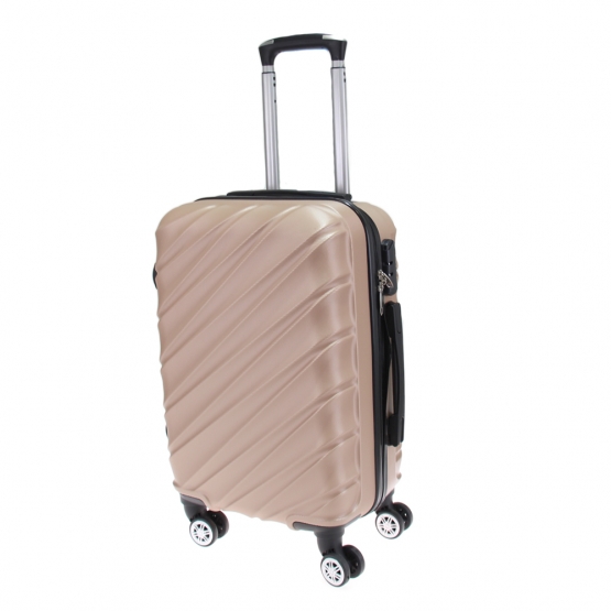 Sada 3 kufrů skořepinových LA3 béžová