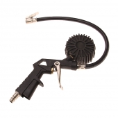 Hustící kompresor s manometrem