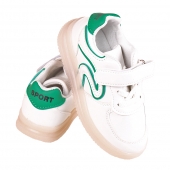 Dětské tenisky svítící Sport zelené