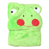 Dětská deka Happy Baby zelená – žabička s tváří