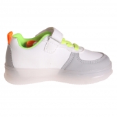 Dětské tenisky svítící tříbarevné šedé