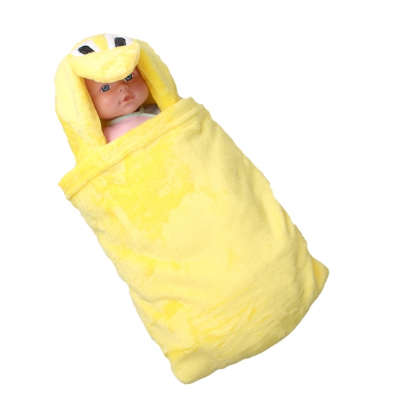Dětská deka Happy Baby žlutá – kačenka