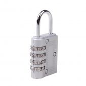 Visací zámek s číselným kódem stříbrný