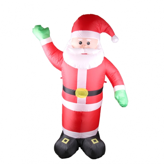 Nafukovací Santa Claus s LED osvětlením