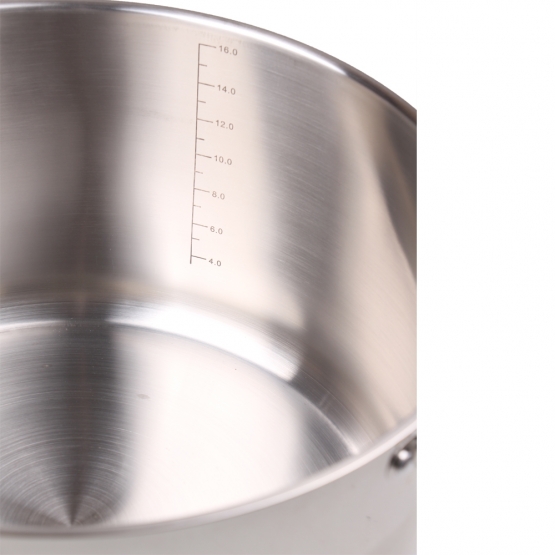 Hrnec s poklicí z nerezové oceli 17,7 l