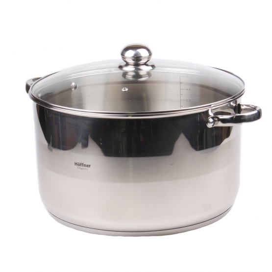Hrnec s poklicí z nerezové oceli 17,7 l