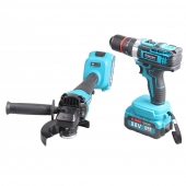 Sada nářadí úhlová bruska a příklepová vrtačka KR-9959