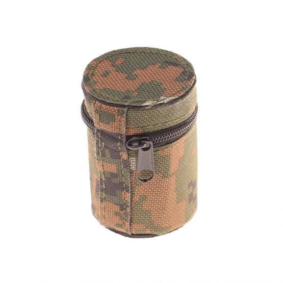 Sada mini cestovních nerezových panáků tmavý maskáč