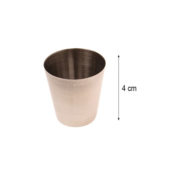 Sada mini cestovních nerezových panáků tmavý maskáč