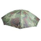 Skládací deštník na hlavu maskáčový