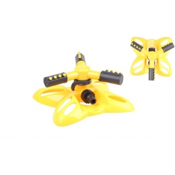 Zahradní rotační postřikovač s motýlkovou základnou žlutý