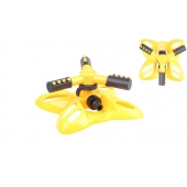 Zahradní rotační postřikovač s motýlkovou základnou žlutý