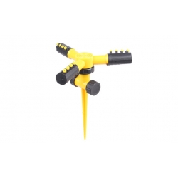 Zahradní rotační zavlažovač žlutý