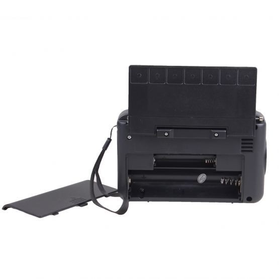 Solární 3pásmové rádio FERVENT modré