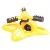 Zahradní rotační postřikovač s motýlkovou základnou žlutý
