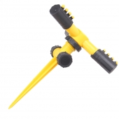 Zahradní rotační zavlažovač žlutý