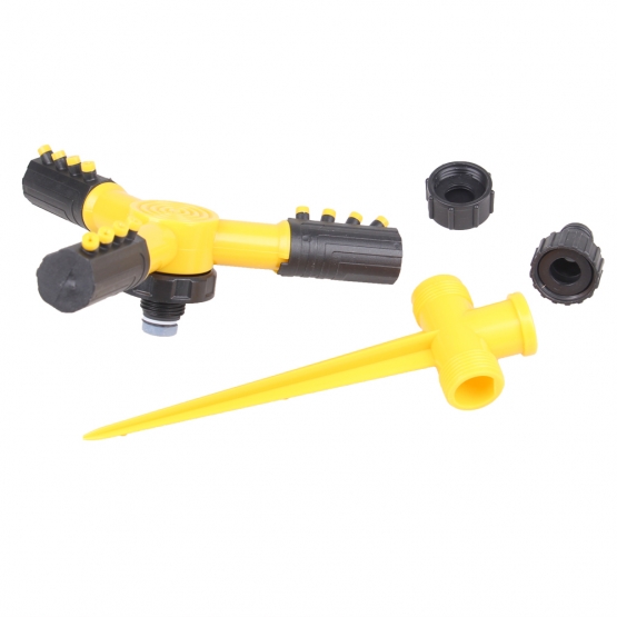 Zahradní rotační zavlažovač žlutý