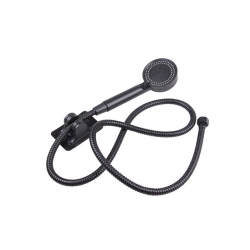 Sprchová hlavice černá s hadicí 1,5 m var.2