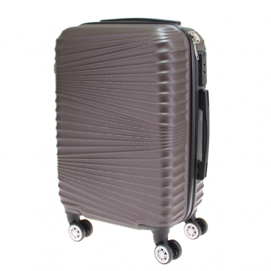 Sada 3 kufrů skořepinových LA1 hnědá