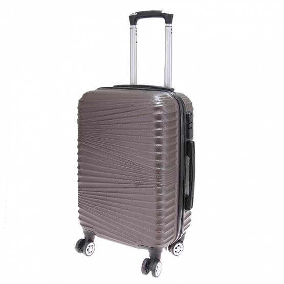 Sada 3 kufrů skořepinových LA1 hnědá