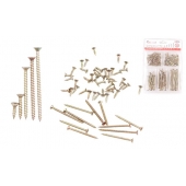 Sada univerzálních vrutů do dřeva 125 kusů