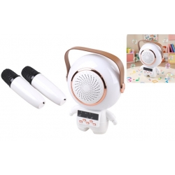 Bezdrátový karaoke astronaut bílý