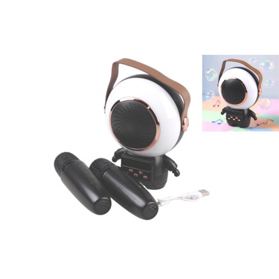 Bezdrátový karaoke astronaut černý