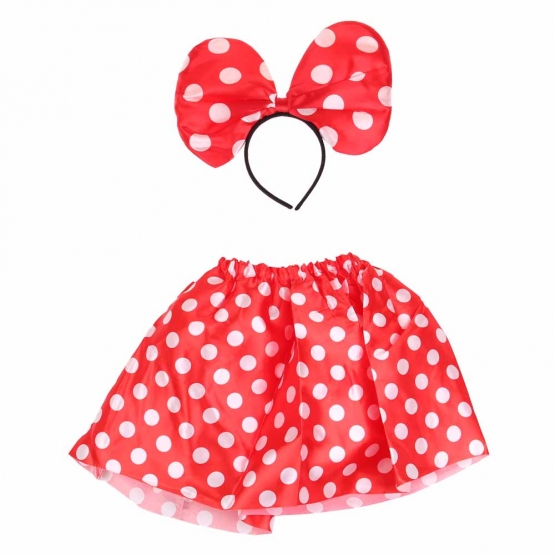 Kostým puntíkovaný s mašlí