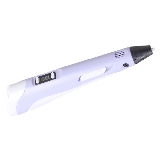 3D pero s LCD displejem fialové