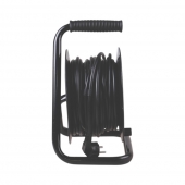 Prodlužovací kabel na bubnu 25 m černý 2,5mm