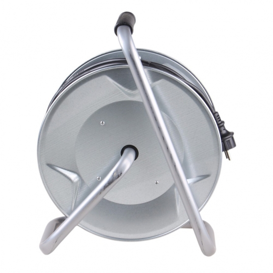 Prodlužovací kabel na bubnu 50 m šedý 2,5mm KR-1535