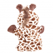 Plyšový maňásek na ruku žirafa var.1