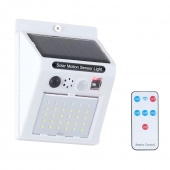 Solární LED světlo s detekcí pohybu a alarmem
