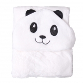 Dětská deka Happy Baby bílá – panda