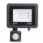 LED reflektor s pohybovým čidlem 20 W IP66