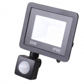 LED reflektor s pohybovým čidlem 20 W IP66