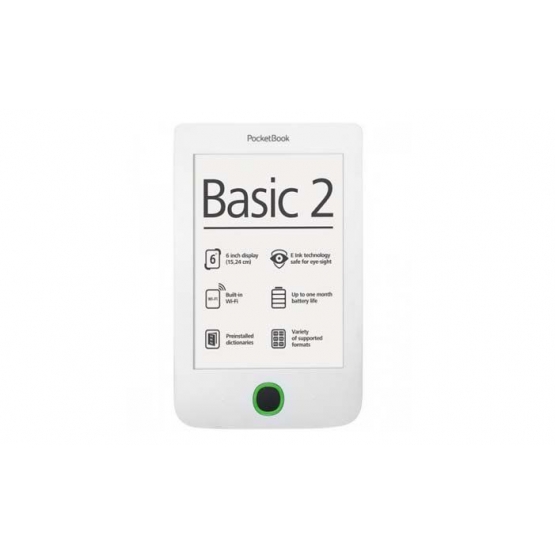 Čtečka knih POCKETBOOK 614 Basic 2 (PB614B2W), bílá