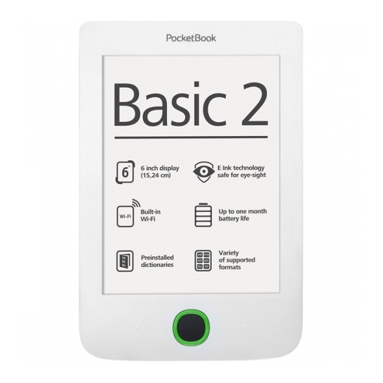 Čítačka kníh POCKETBOOK 614 Basic 2 (PB614B2W), biela