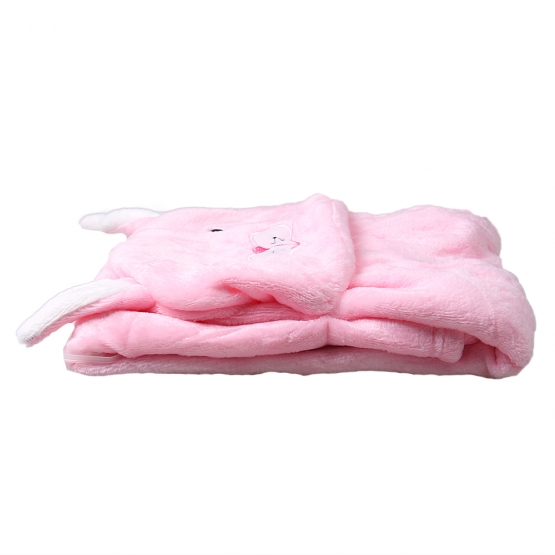 Dětská deka Happy Baby růžová – králíček