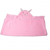 Dětská deka Happy Baby růžová – králíček